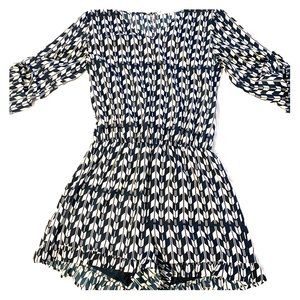 Navy/white Boutique Romper